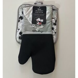 NWT Disney Mickey Mouse Oversized Oven Mitt And Pot Holder‎ Kitchen Accessories